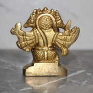 Superfine Brass Statue of Sitting Panchamukhi Lord Hanuman - Image 2