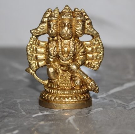 Panchmukhi Hanuman Brass Idol
