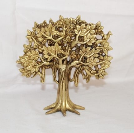 Pure Brass Handcrafted Kalpavriksha Tree - Table Standing