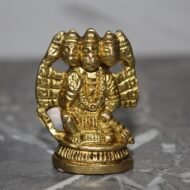 Five Face Brass Panchmukhi Hanuman Ji Statue