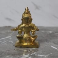 Handcrafted Brass Annapurna Devi Idol – Goddess of Food, Nourishment & Prosperity - 270 gm - Image 2