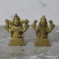 Handcrafted Brass Lakshmi Ganesha Idol Set – 317 gm - Image 2
