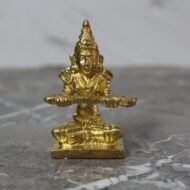 Handcrafted Brass Annapurna Devi Idol – Goddess of Food, Nourishment & Prosperity - 110 gm