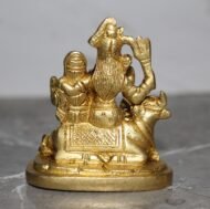 Handcrafted Brass Shiva Parivar Idol – Lord Shiva, Parvati, Ganesha & Nandi Family Sculpture - 315 gm - Image 2