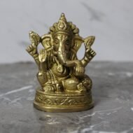 Handcrafted Brass Lord Ganesha Idol – 340 gm