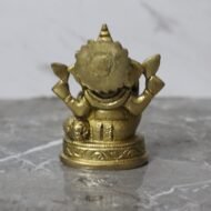 Handcrafted Brass Lord Ganesha Idol – 340 gm - Image 2